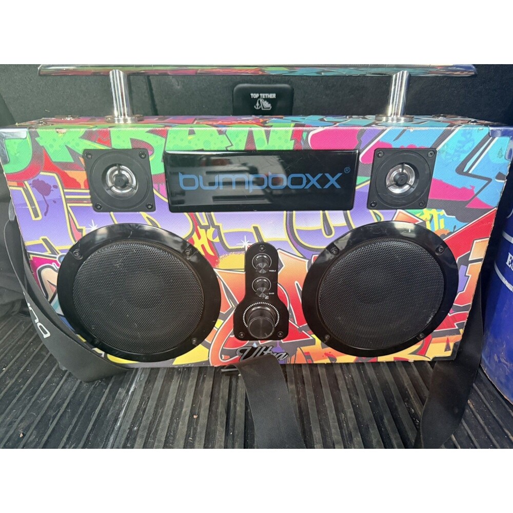 Bumpboxx Ultra Multicolor Boombox 140W 22Hr Battery Bluetooth USB AUX